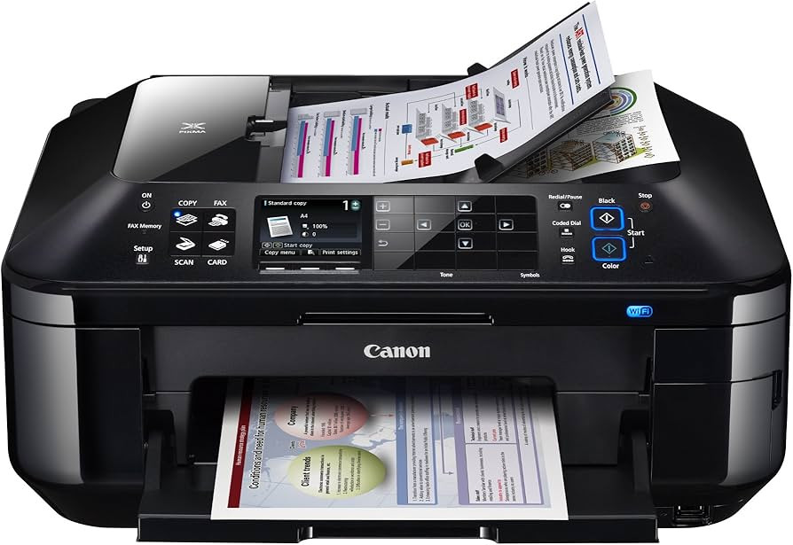 Canon PIXMA MX882 All in ONE Wireless Printer (Black)