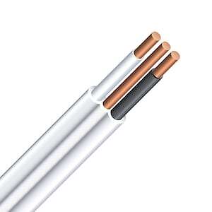 14/2 NMD90 75M Romex SIMpull Electrical Wire - White