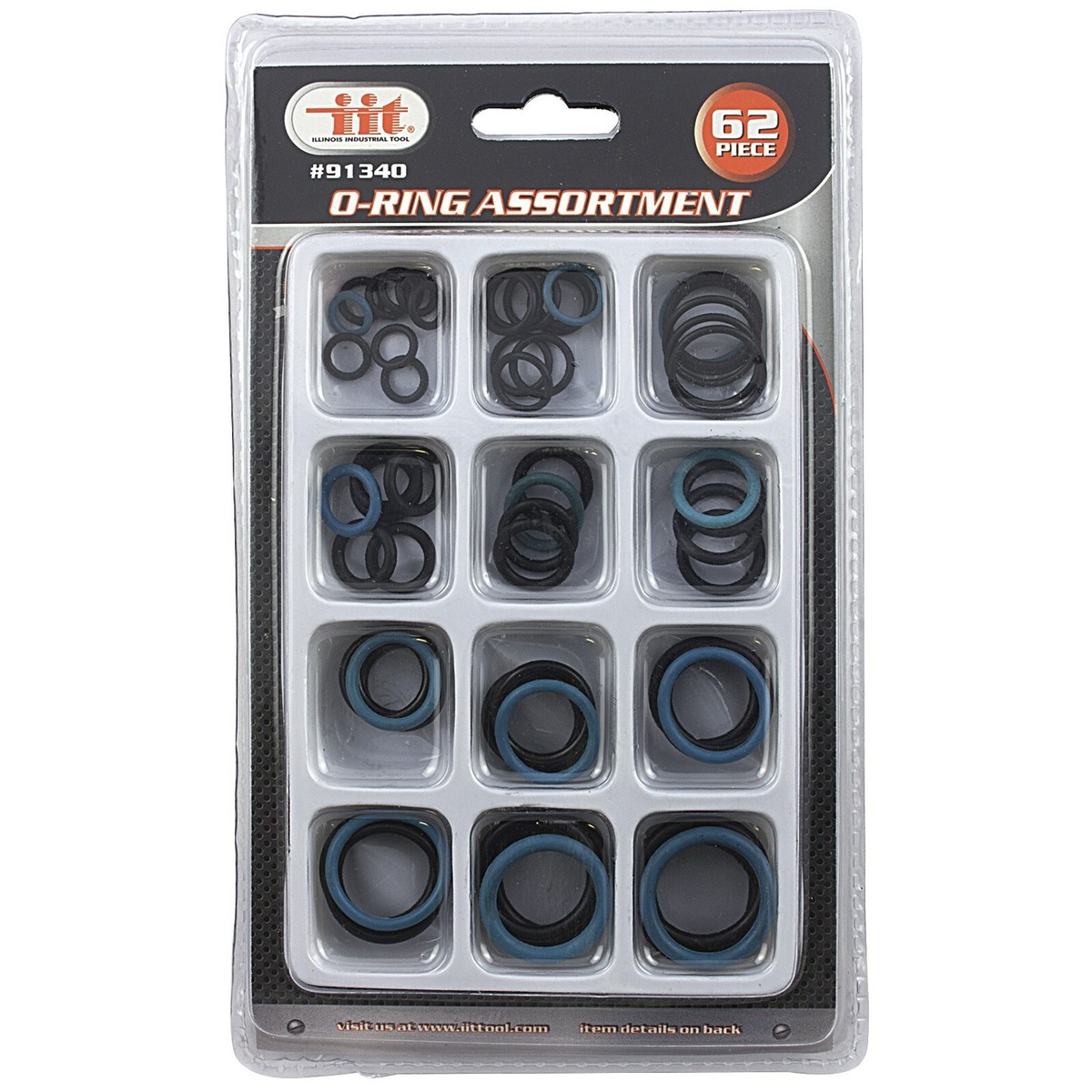 Illinois Industrial Tool 62-pc. O-Ring Assortment