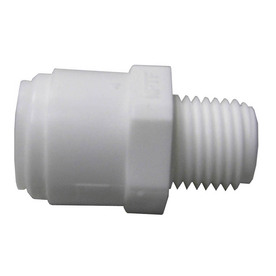 WATTS PL-3025 Pipe Adapter  3/8 x 1/4 in  Compression x MPT  Pla