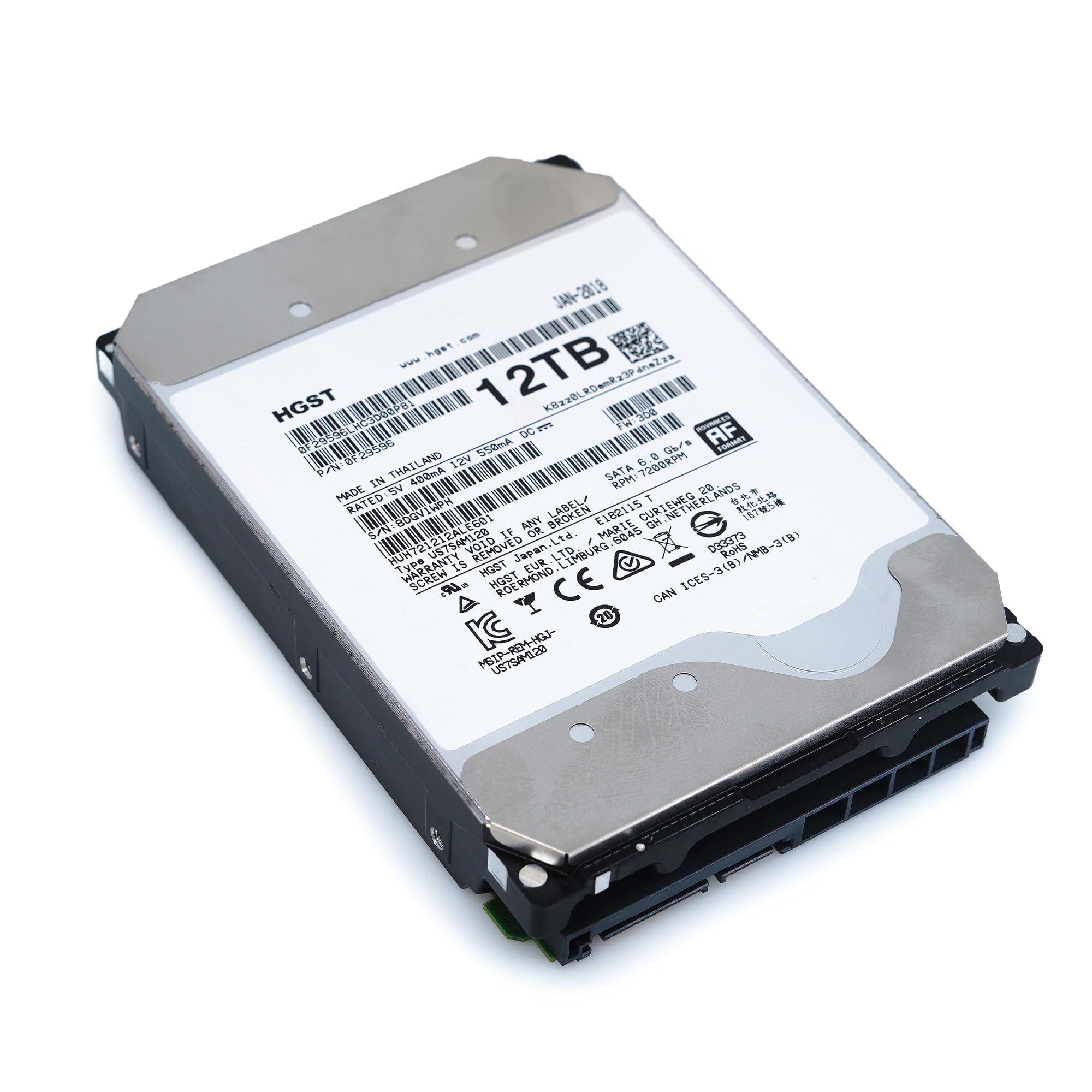 Hitachi Ltd. HGST Ultrastar He12 HUH721212ALN600 12TB 3.5 SATA 7