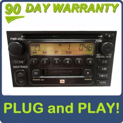 TOYOTA Stereo AM/FM Cassette 3-CD Shuttle