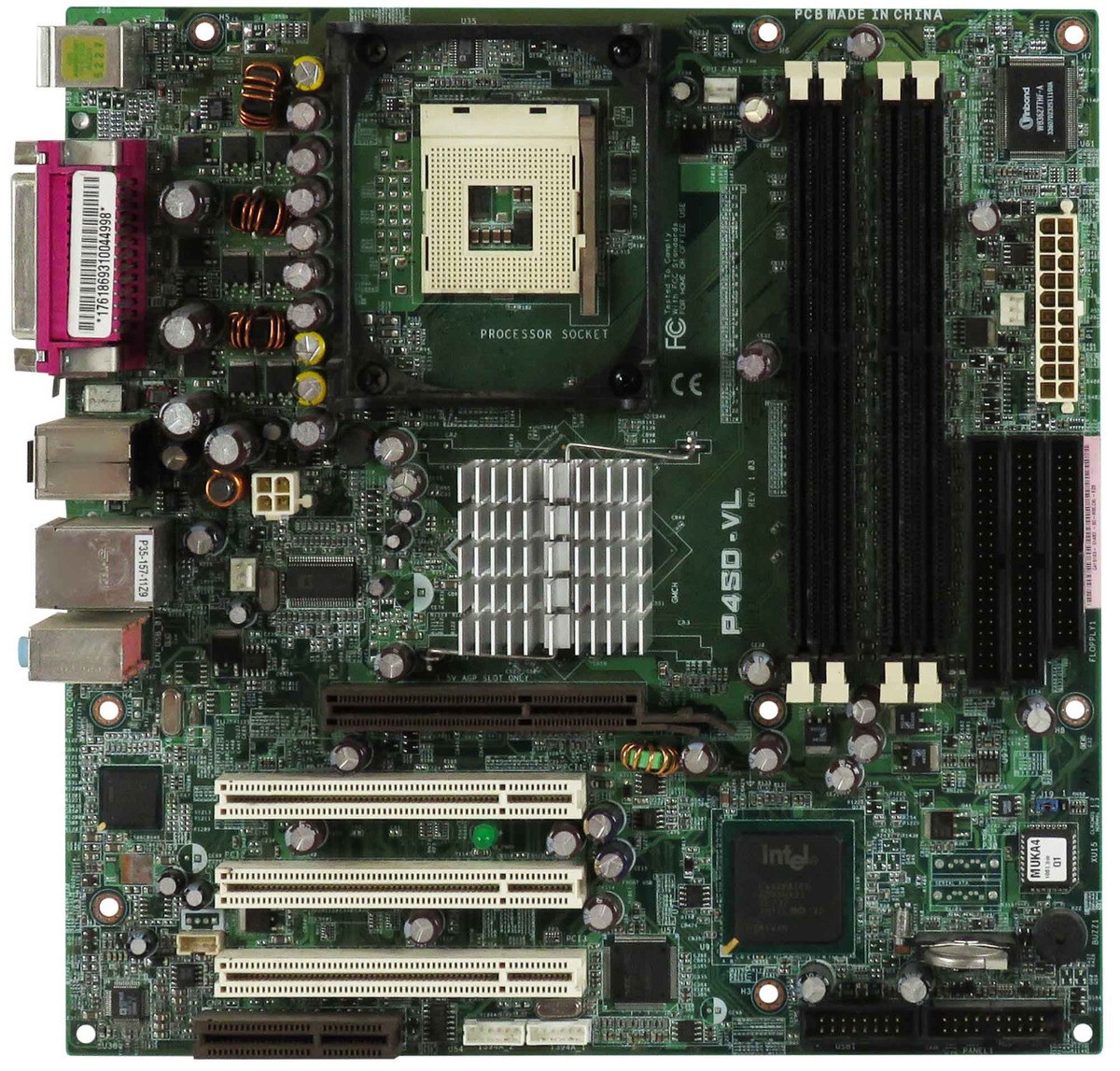 ASUS SONY P4SD-VL SOCKET 478 865G MOTHERBOARD vx