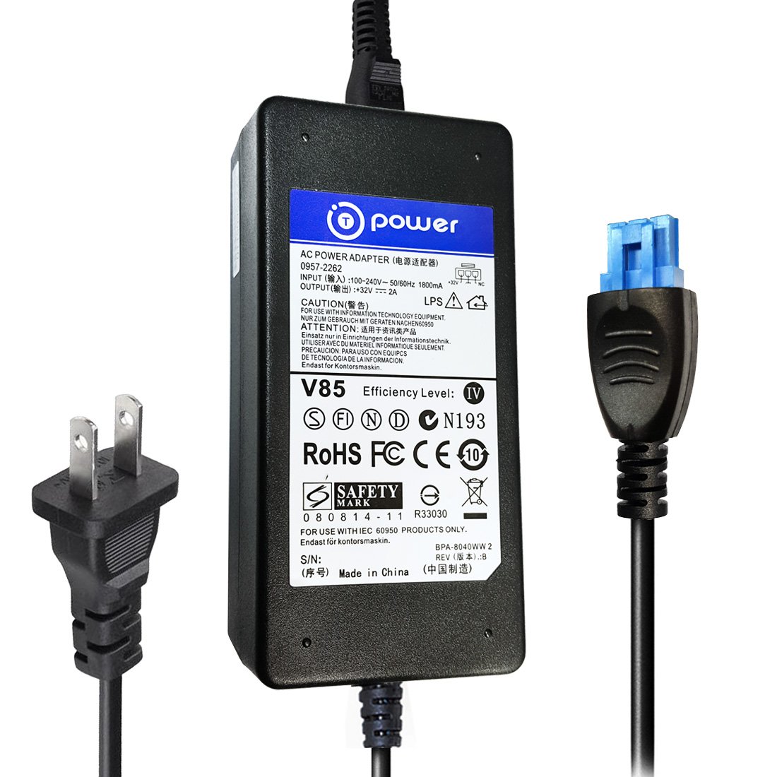HP Officejet 8000 8500 8500A Printer AC Adapter Power Supply 095