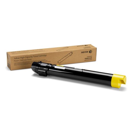 Xerox 106R01438 Phaser 7500 Yellow High Capacity Toner Cartridge