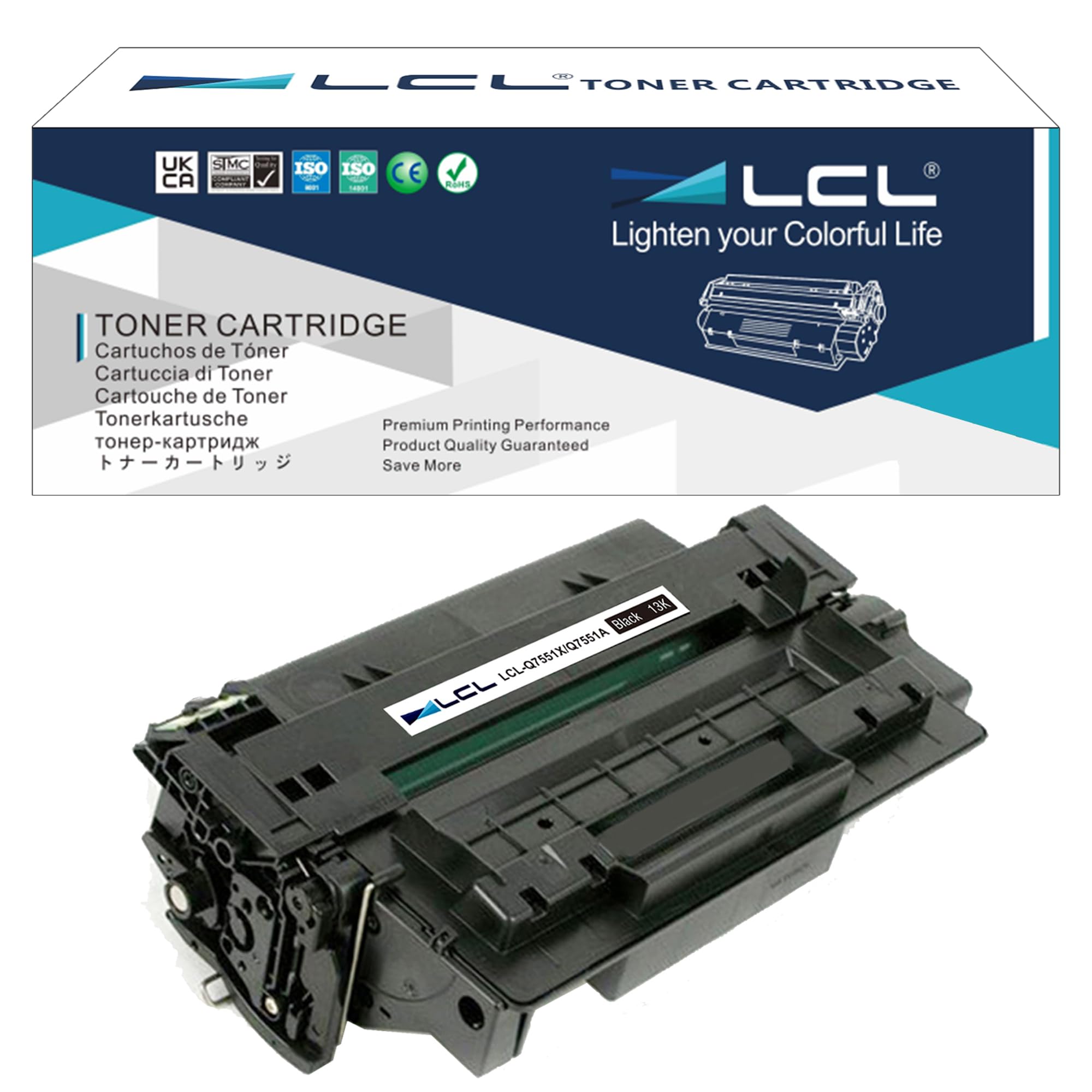 Superb Choice Compatible Toner Cartridge Compatible with HP Q7551A use in HP Printer(Black) - with Chip