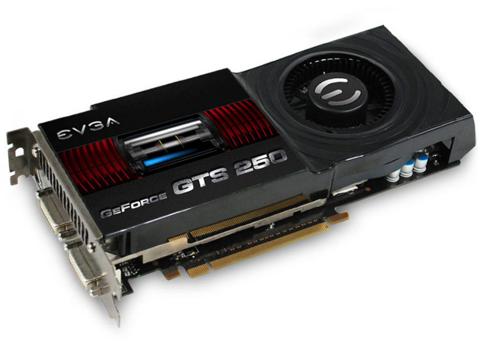 EVGA GeForce GTS 250 DVI Video Card 512MB ( Gaming ) (  graphics card ) ( GPU )~