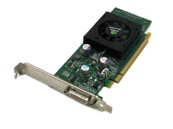 Nvidia Quadro FX370LP Low Profile PCI-E Graphics Card w/ molex w/ DVI/VGA QTY~