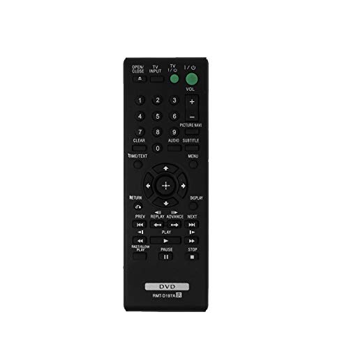 Replaced Remote Control Compatible for Sony DVPFX950 RMT-D195 DVP-FX94 DVPFX970WM DVP-FX950W/M Portable CD DVD Player