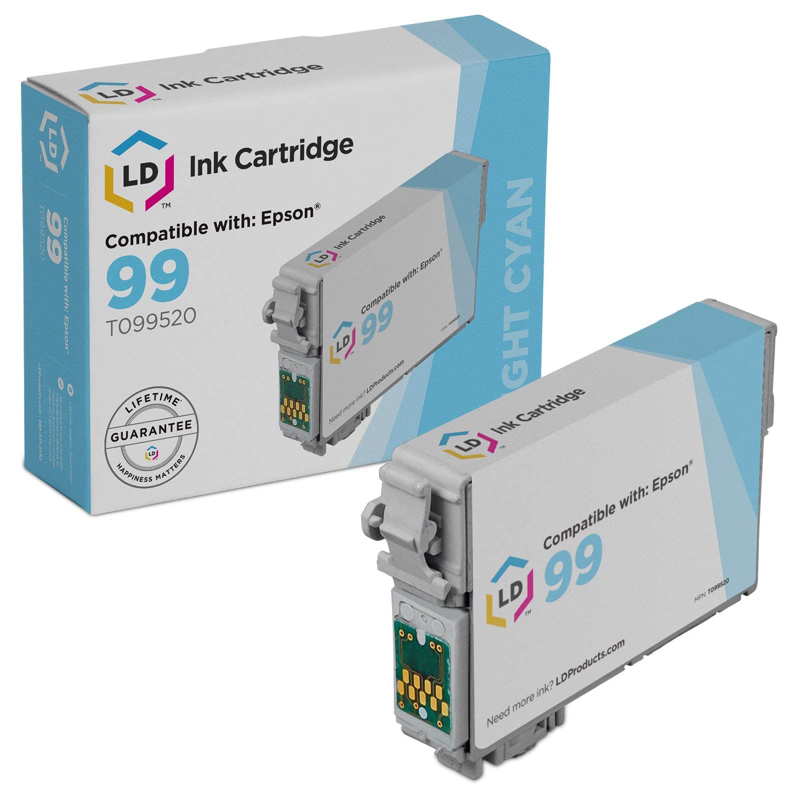 LD Products Remanufactured Ink Cartridge Replacement for Epson S020130 ( Cyan )