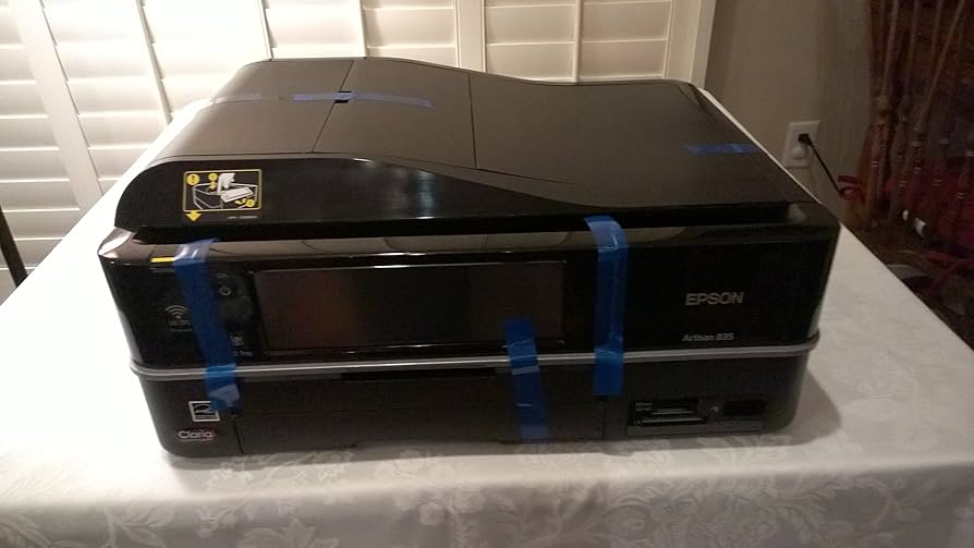 Epson Artisan 835 Wireless All-in-One Color Inkjet Printer, Copier, Scanner, Fax
