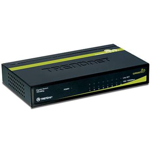 TRENDnet 8-Port Gigabit GREENnet Switch - TEG-S80G
