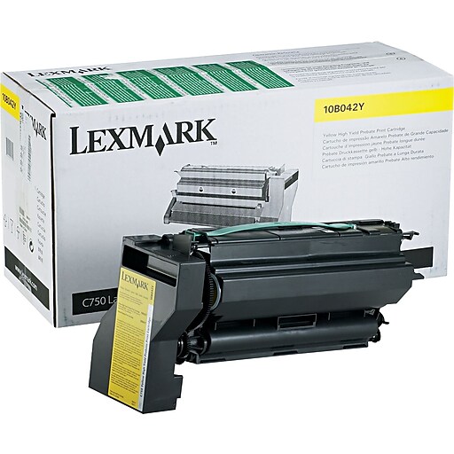 Lexmark 10B042Y Yellow, High Yield Toner Cartridge