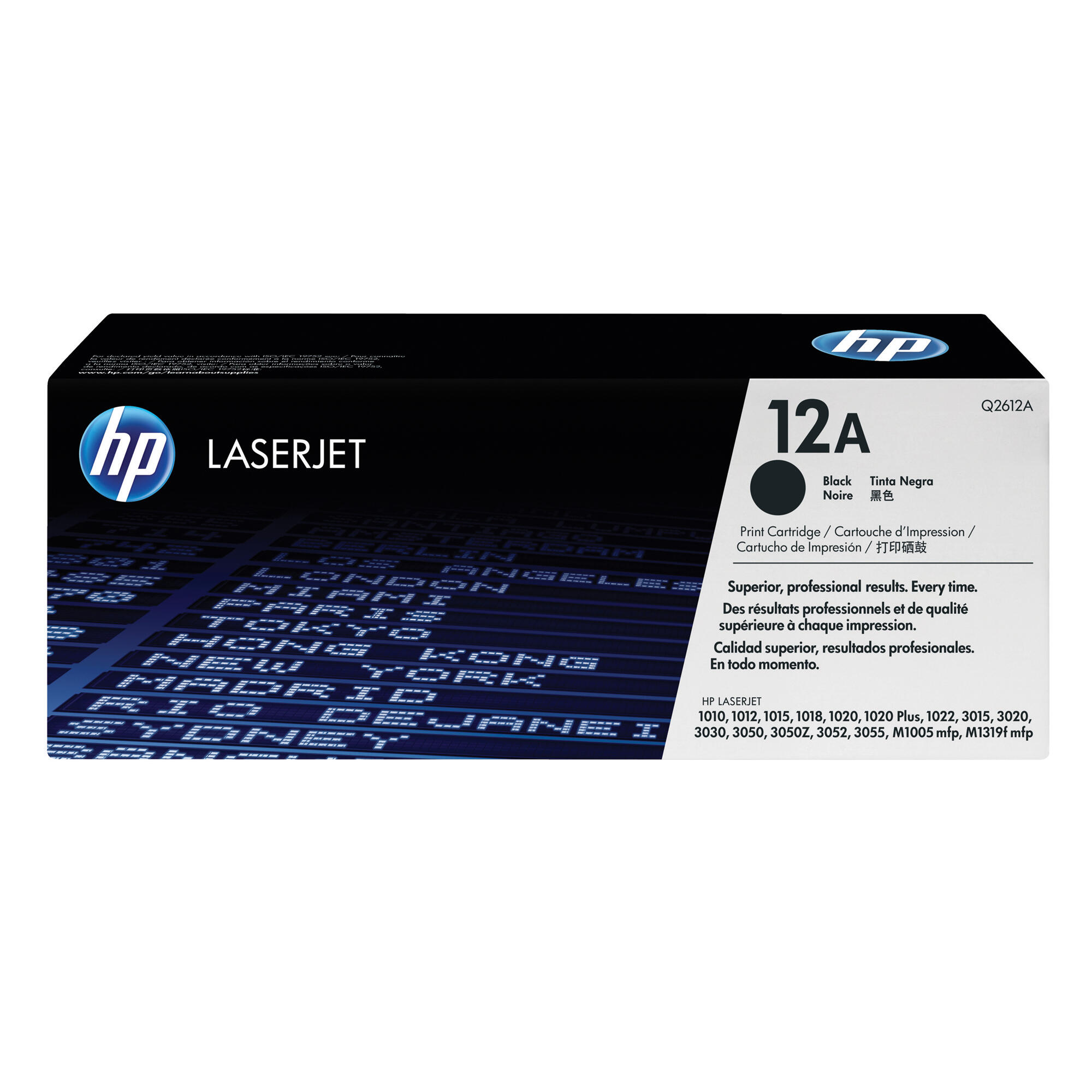 HP 12A Original Black Laser Toner Cartridge Q2612A