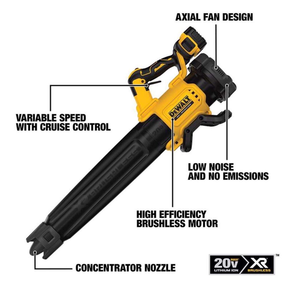 DeWalt 20V Max XR Li-Ion Cordless Brushless Handheld Blower