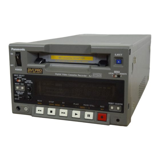 Panasonic AJ-D250P DVCPRO AJ-D250P Professional Digital Video Ca