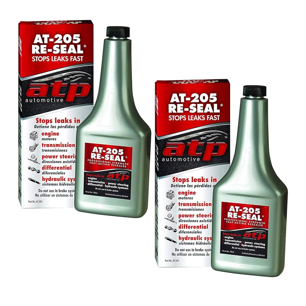 ATP Transmission Parts ATP AT-205 Re-Seal Stops Leaks, 8 Ounce Bottle, 1-Pack