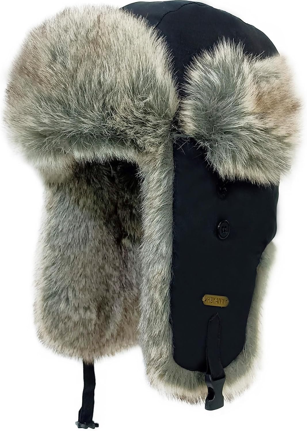 ZffXH Women Earflap Fur Ushanka Russian Bomber Hat Men Warm Winter Thermal Trapper Trooper Hat