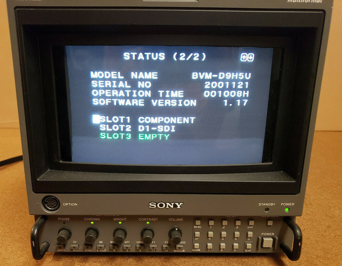 Sony BVM-D9H5U Broadcast Monitor HD, 16x9 Two Units, Rare, with