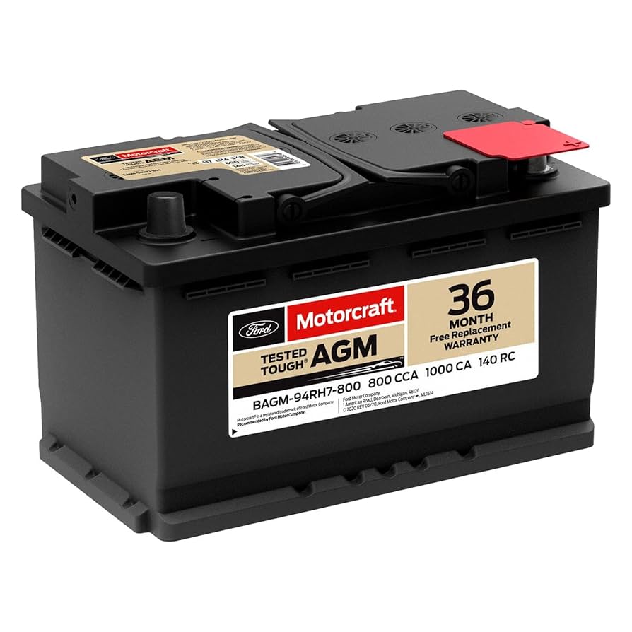Motorcraft BAGM-94RH7-800 Automotive Battery Advanced AGM