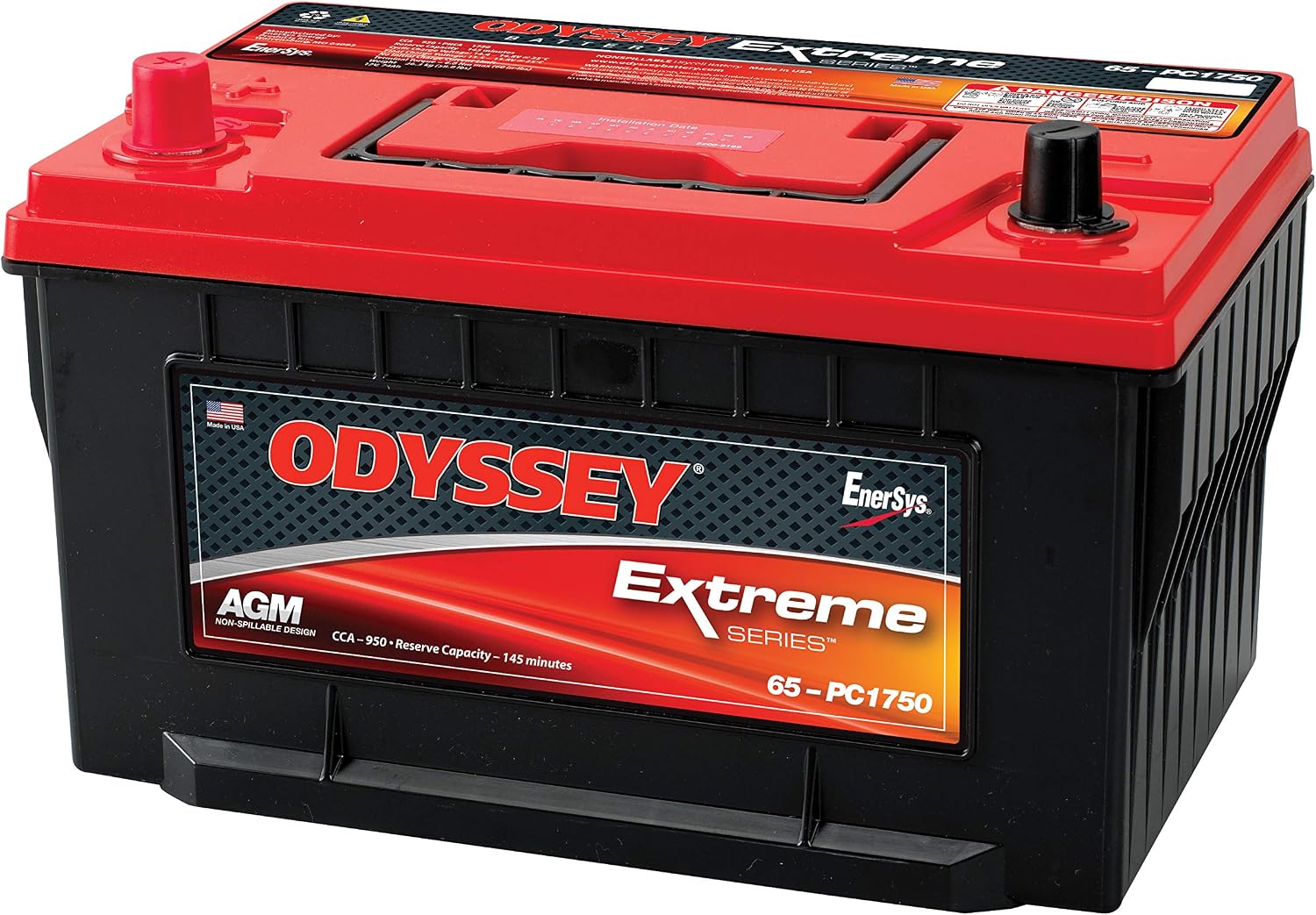 ODYSSEY 12V 1750PHCA 3000-5000W BATTERY (65-PC1750T)