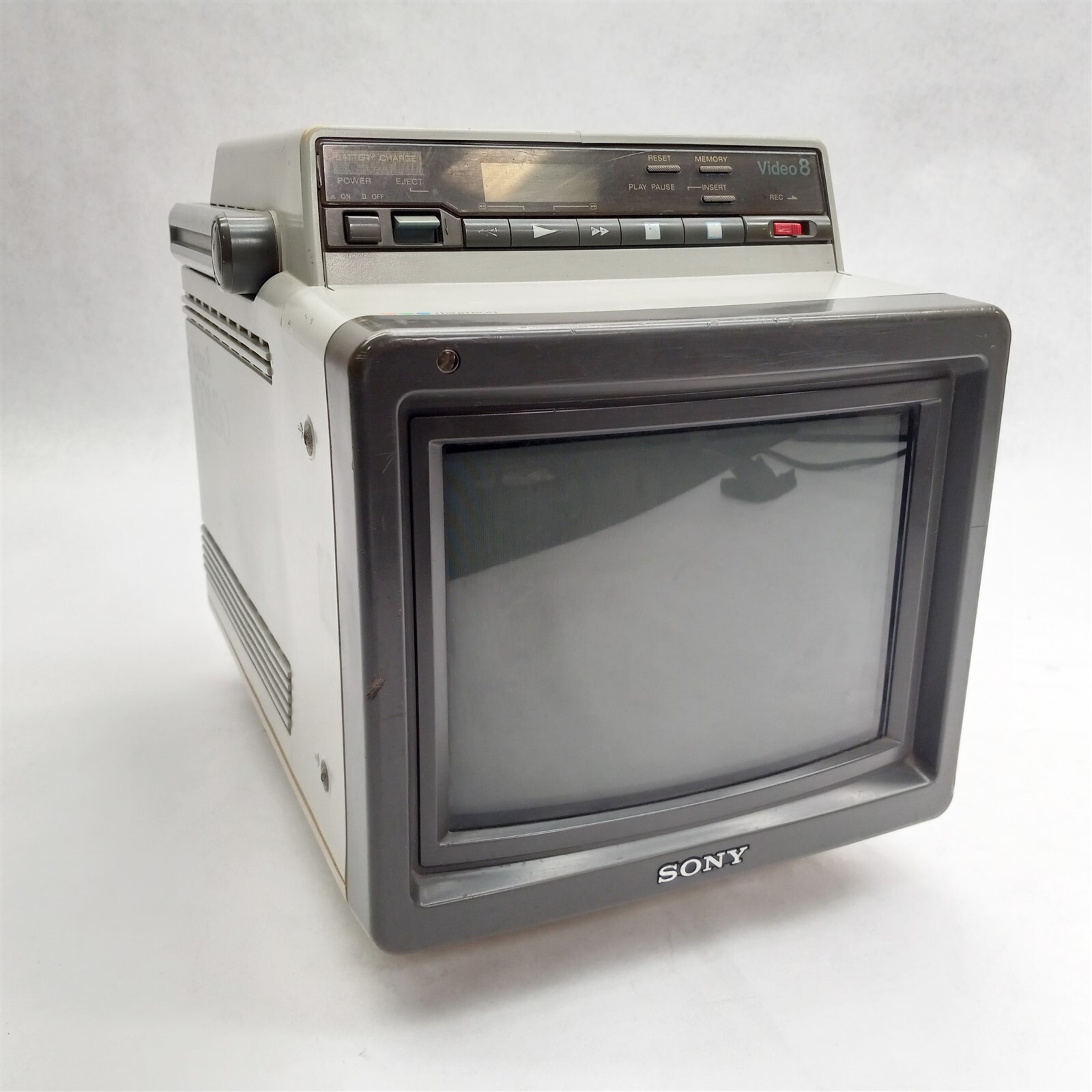Sony Trinitron EVM-8010R Color Video Monitor CRT Video8 Combo Tape