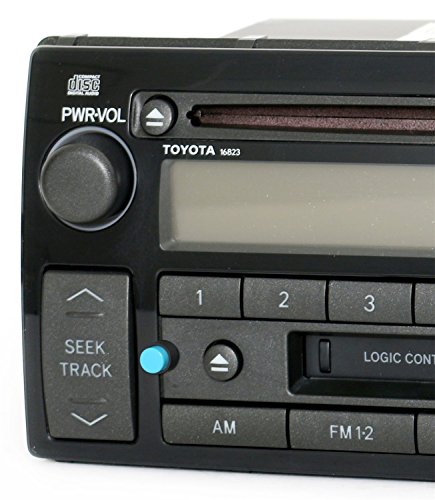 1 Factory Radio 638-58016B-BT AM/FM Radio CD Cassette Player AM/FM/CD/Cassette w/Bluetooth Remanufactured Black OE Part Number: 86120-AA040 AM/FM Radio CD Cassette Player
