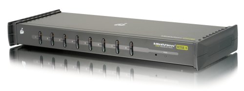 IOGEAR 8-Port MiniView Ultra+ KVM Switch, GCS1758
