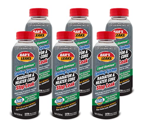 Bar's Leaks 1186-6PK Liquid Aluminum Cooling System Stop Leak, 6-Pack
