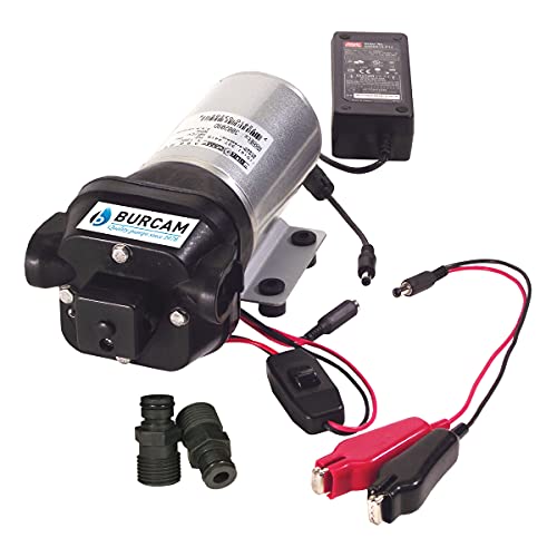 BURCAM 300209DP 12V/120V Water Transfer Utility Pump