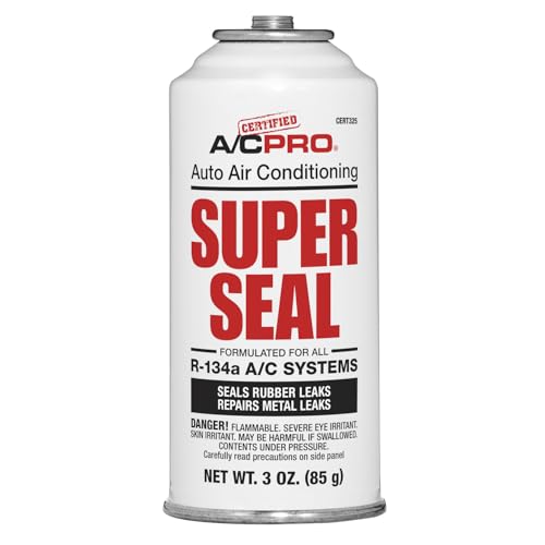 A/C Pro Car Air Conditioner, Certified A/C Pro Refrigerant Leak Stop Kit for R134A Car Air Conditioners, 3 Oz Each