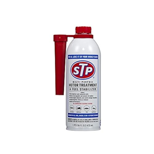 STP Multi-Purpose Motor Treatment and Fuel Stabilizer, Fuel System Cleaner for Gas, Diesel, 2 Stroke, 4 Stroke, 16 Oz