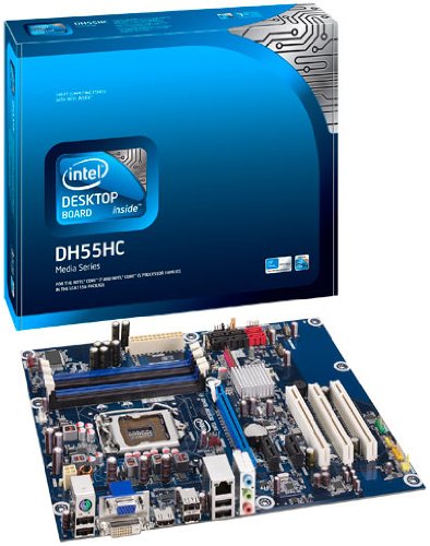 Intel Socket 1156/Intel H55/DDR3/A&GbE/ATX Motherboard, Retail BOXDH55HC