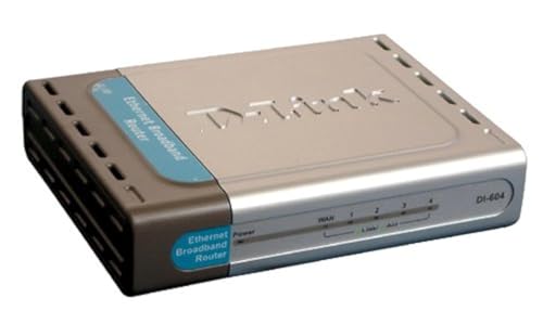 D-Link DI-604 Cable/DSL Router, 4-Port Switch
