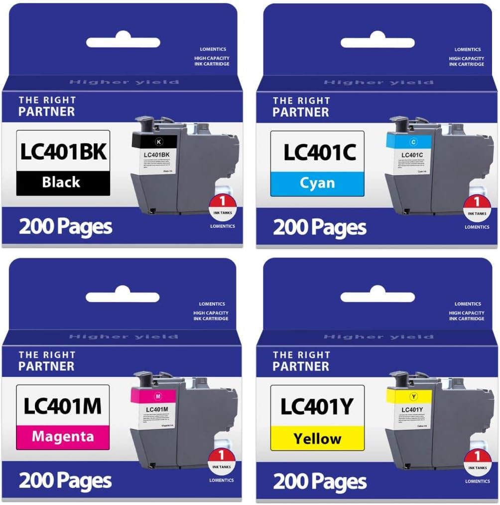 GREENSKY 4 Pack(1BK,1C,1Y,1M) Compatible Ink Cartridge Replacement for Brother LC103 Compatible With Brother MFC-J245DW, J4410DW, J450DW, J4610DW, J470DW, J650DW, J6720DW, J6920DW, J870DW etc