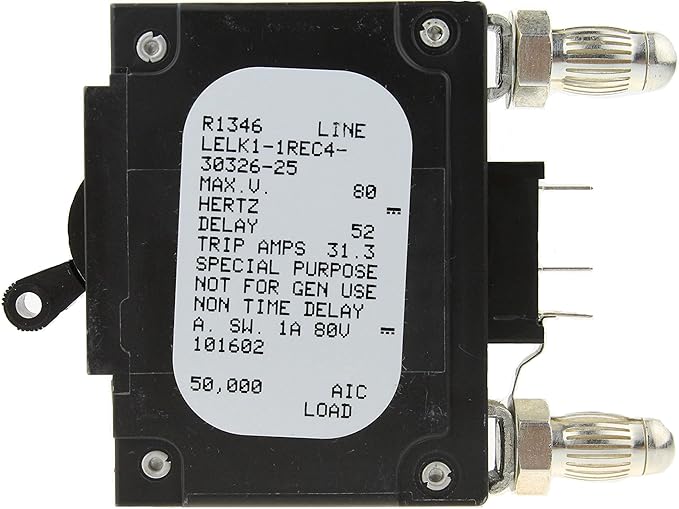 Set of 4 AIRPAX 25 AMP DC BULLET BREAKER LELK1-1REC4-30326-25