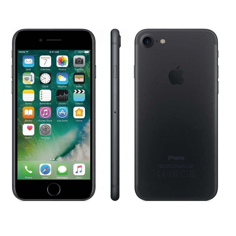 Apple iPhone 7, GSM Unlocked, 256GB - Black (Renewed)