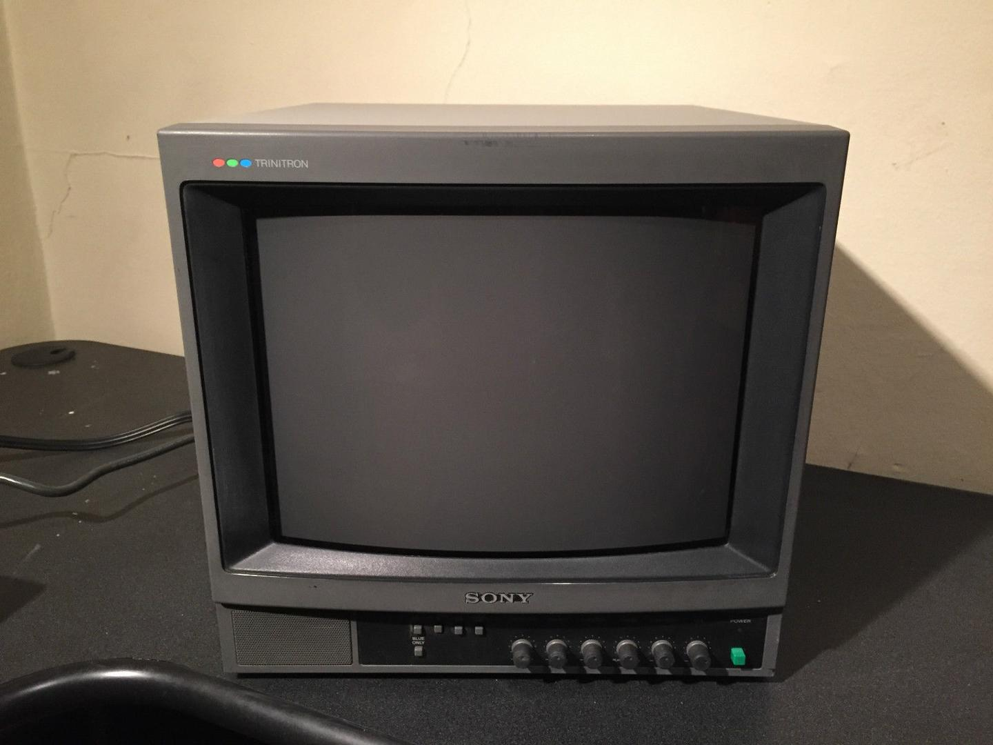 Sony Trinitron PVM-1340 MON 13" CRT RGB Color Monitor +