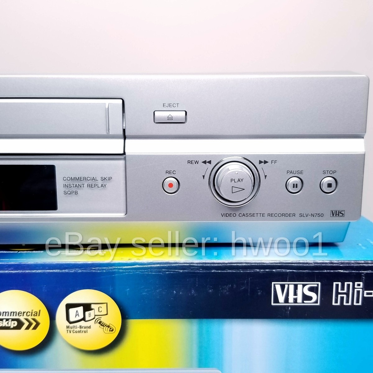 Sony SLV-N750 VCR VHS SQPB Video Cassette Tape Player Recorder