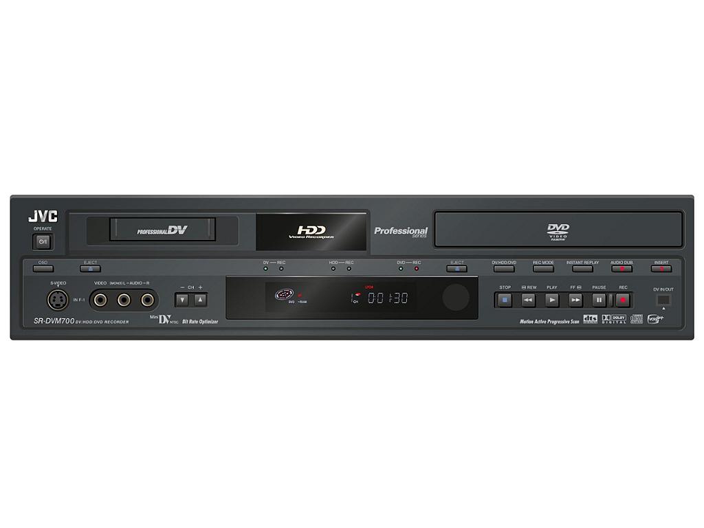 JVC SR-DVM700 SR-DVM700U VCR; MINI DV,DVD (( no remote )) ~