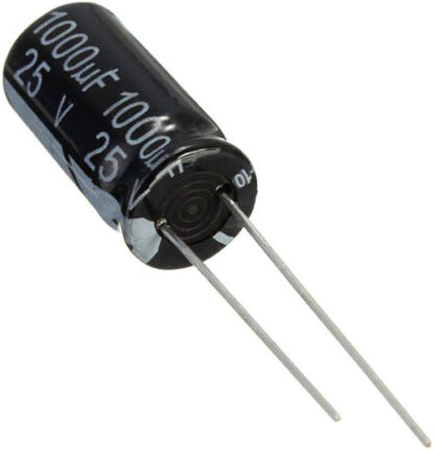 1000UF 25V 1000mf 105C 10X17mm Aluminum Electrolytic Capacitor 25V1000UF radial lead 50pcs