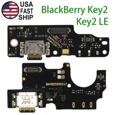 Original USB Charging Port Board Flex Cable Connector Parts With Microphone Mic Charger For BlackBerry Keytwo LE Key2 LE