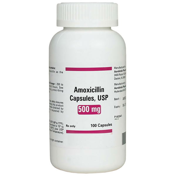 Amox 500MG 500 Caps For Humanitarian /Pet Use Only Fish Dog Cat